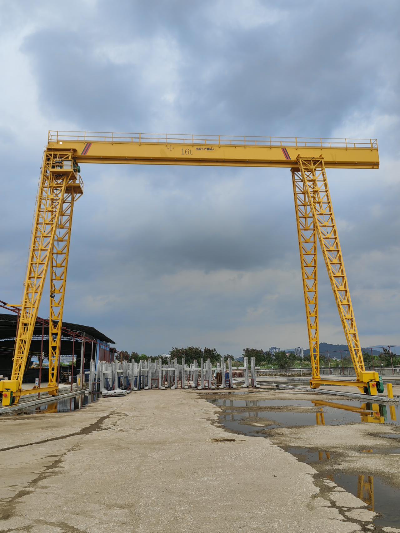 Single Girder Gantry Crane with Electric Hoist