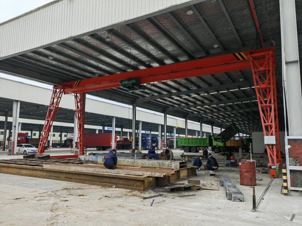 Single Girder Gantry Crane with Electric Hoist